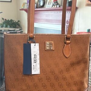 Dooney & Bourke Brown Monogram Tote